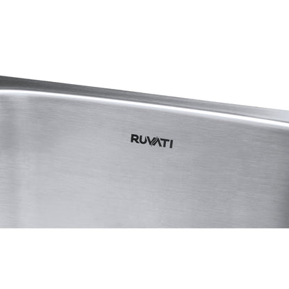 Ruvati 29-inch Undermount 40/60 Double Bowl 16 Gauge Stainless Steel Kitchen Sink - RVM4505