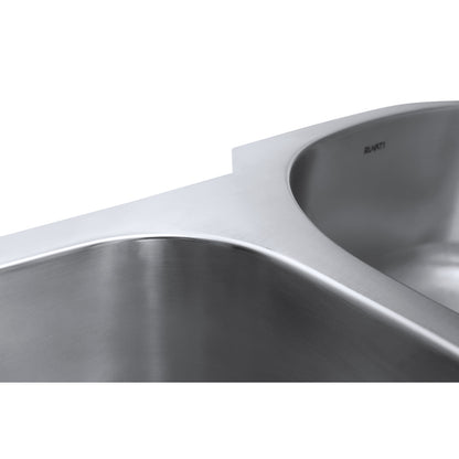 Ruvati 29-inch Undermount 40/60 Double Bowl 16 Gauge Stainless Steel Kitchen Sink - RVM4505