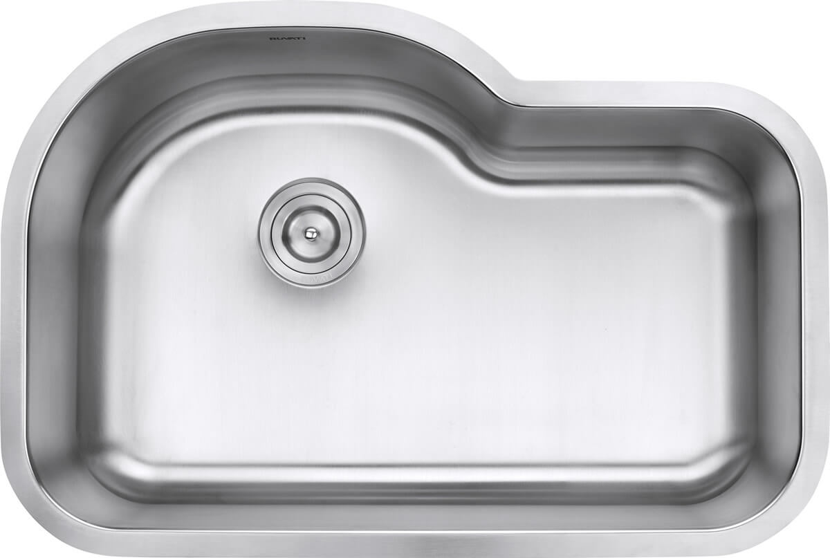 Ruvati RVM4700 Undermount 16 Gauge 32" Kitchen Sink Single Bowl