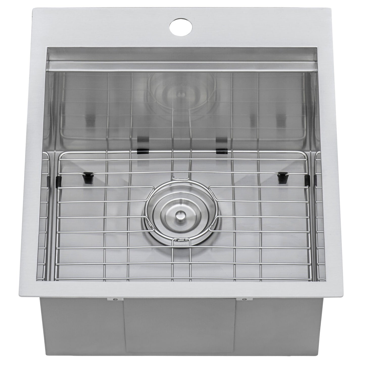 Ruvati 21 x 20 inch Outdoor Workstation Sink T-316 Marine Grade Topmount Stainless Steel BBQ - RVQ5221