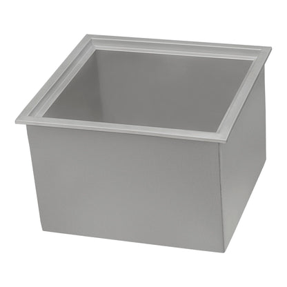 Ruvati Insulated Ice Chest Sink 21 x 20 inch Outdoor BBQ Marine Grade T-316 Topmount Stainless Steel - RVQ6221