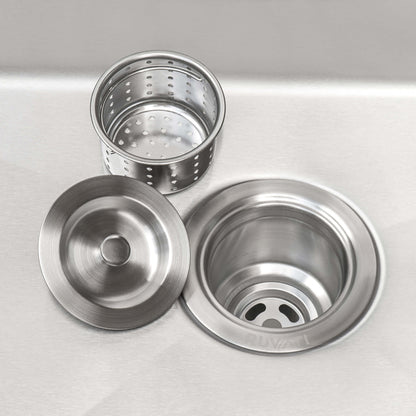 Ruvati Topmount Laundry Utility Sink 25" x 22" x 12" Deep 16 Gauge Stainless Steel - RVU6010