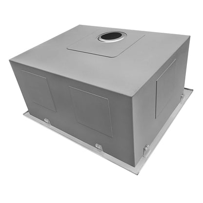 Ruvati Topmount Laundry Utility Sink 25" x 22" x 12" Deep 16 Gauge Stainless Steel - RVU6010