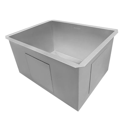 Ruvati 23" x 18" x 12" Deep Laundry Utility Sink Undermount 16 Gauge Stainless Steel - RVU6100