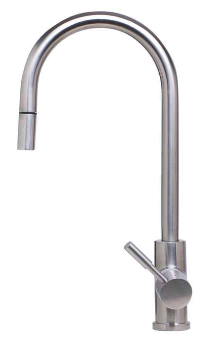 Alfi brand AB2028 Stainless Steel Single Hole Pull Down Kitchen Faucet