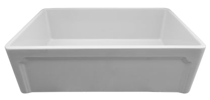 Alfi brand AB3020SB 30 inch Reversible Single Fireclay Farmhouse Kitchen Sink