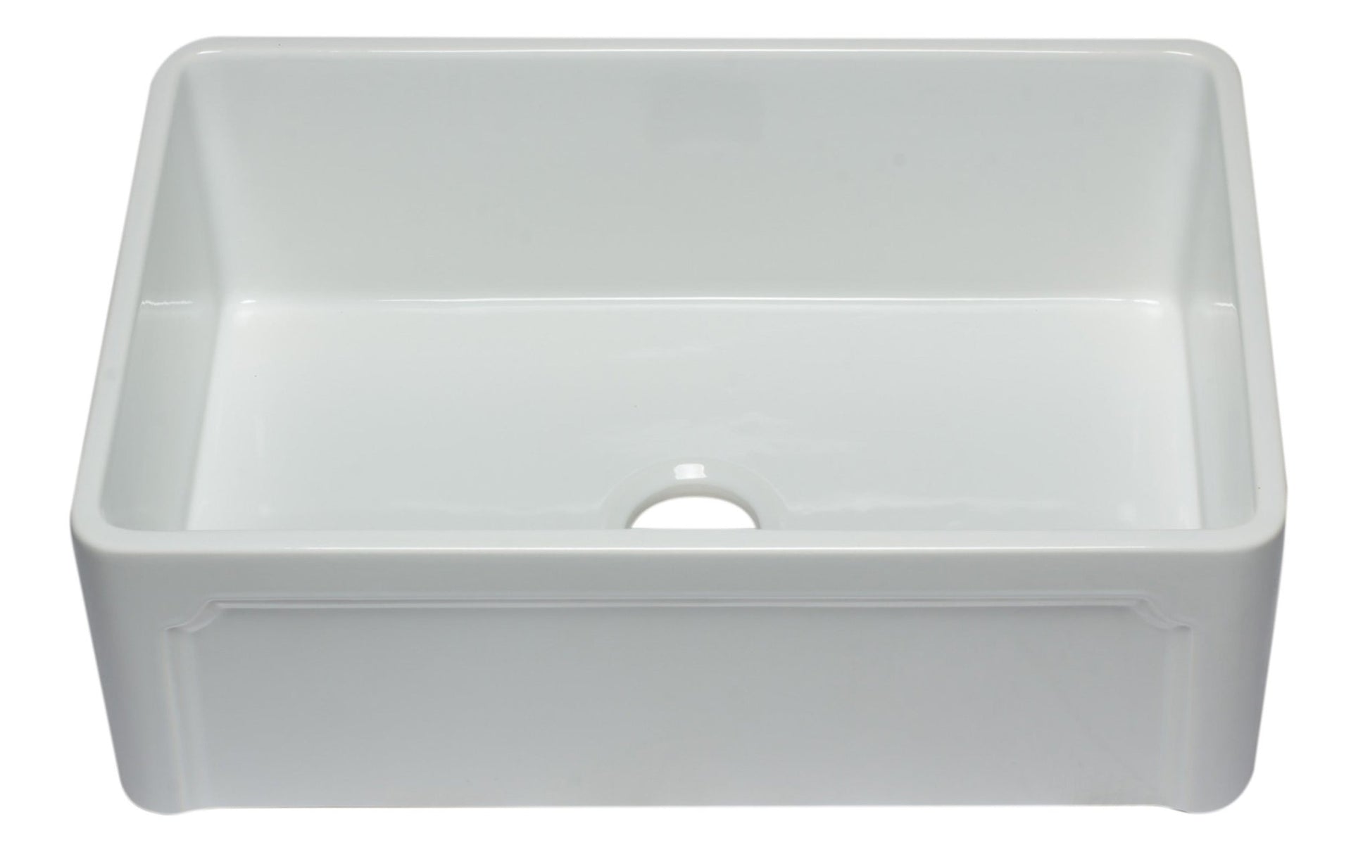 Alfi brand AB3020SB 30 inch Reversible Single Fireclay Farmhouse Kitchen Sink