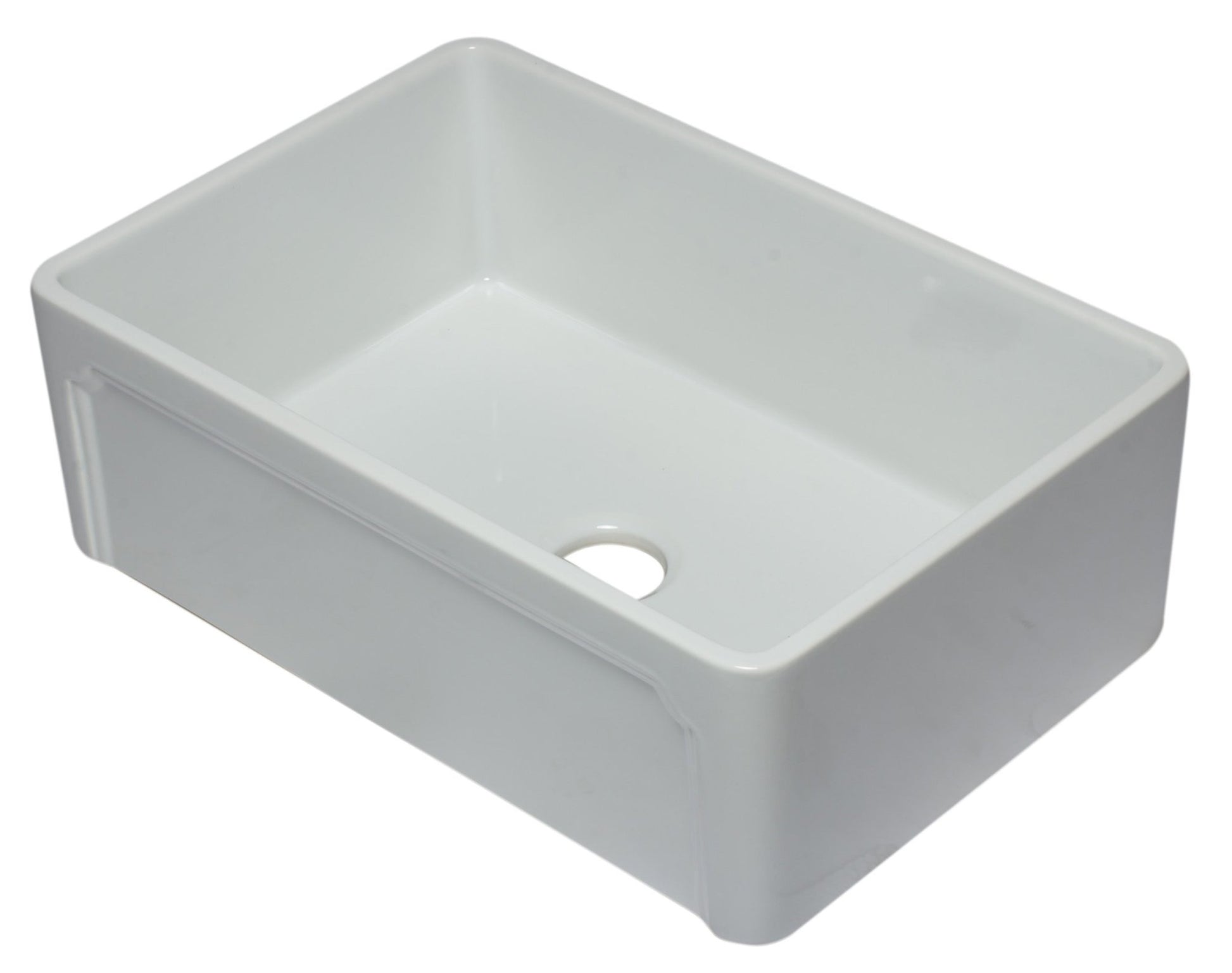 Alfi brand AB3020SB 30 inch Reversible Single Fireclay Farmhouse Kitchen Sink