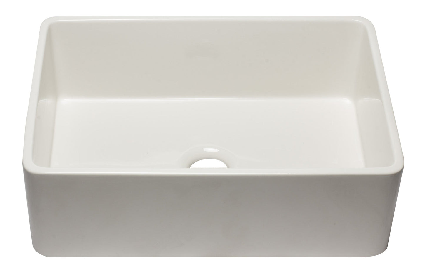 Alfi brand AB3020SB 30 inch Reversible Single Fireclay Farmhouse Kitchen Sink