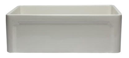 Alfi brand AB3020SB 30 inch Reversible Single Fireclay Farmhouse Kitchen Sink