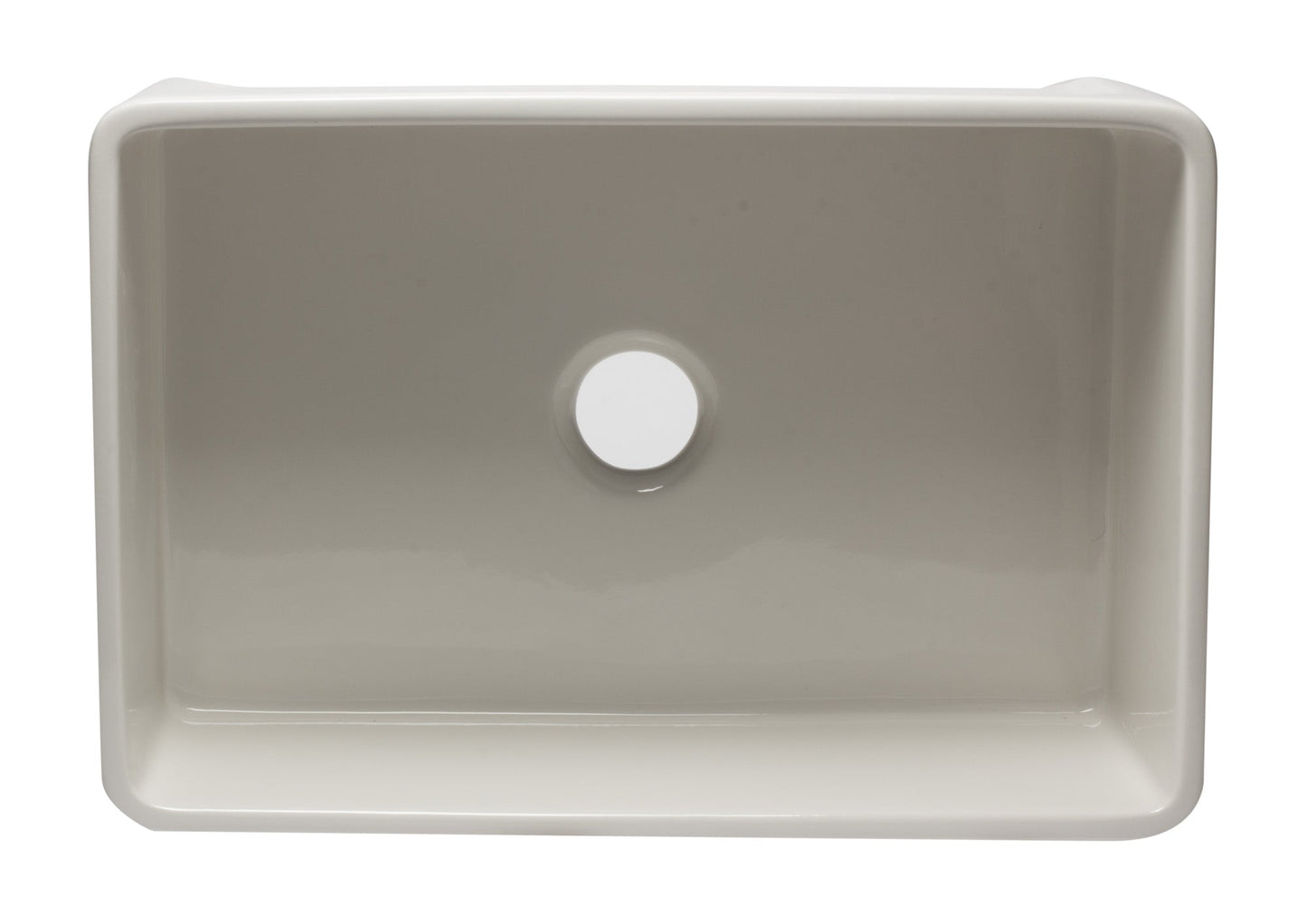 Alfi brand AB3020SB 30 inch Reversible Single Fireclay Farmhouse Kitchen Sink