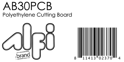 Alfi brand AB30PCB Round Polyethylene Cutting Board for AB1717