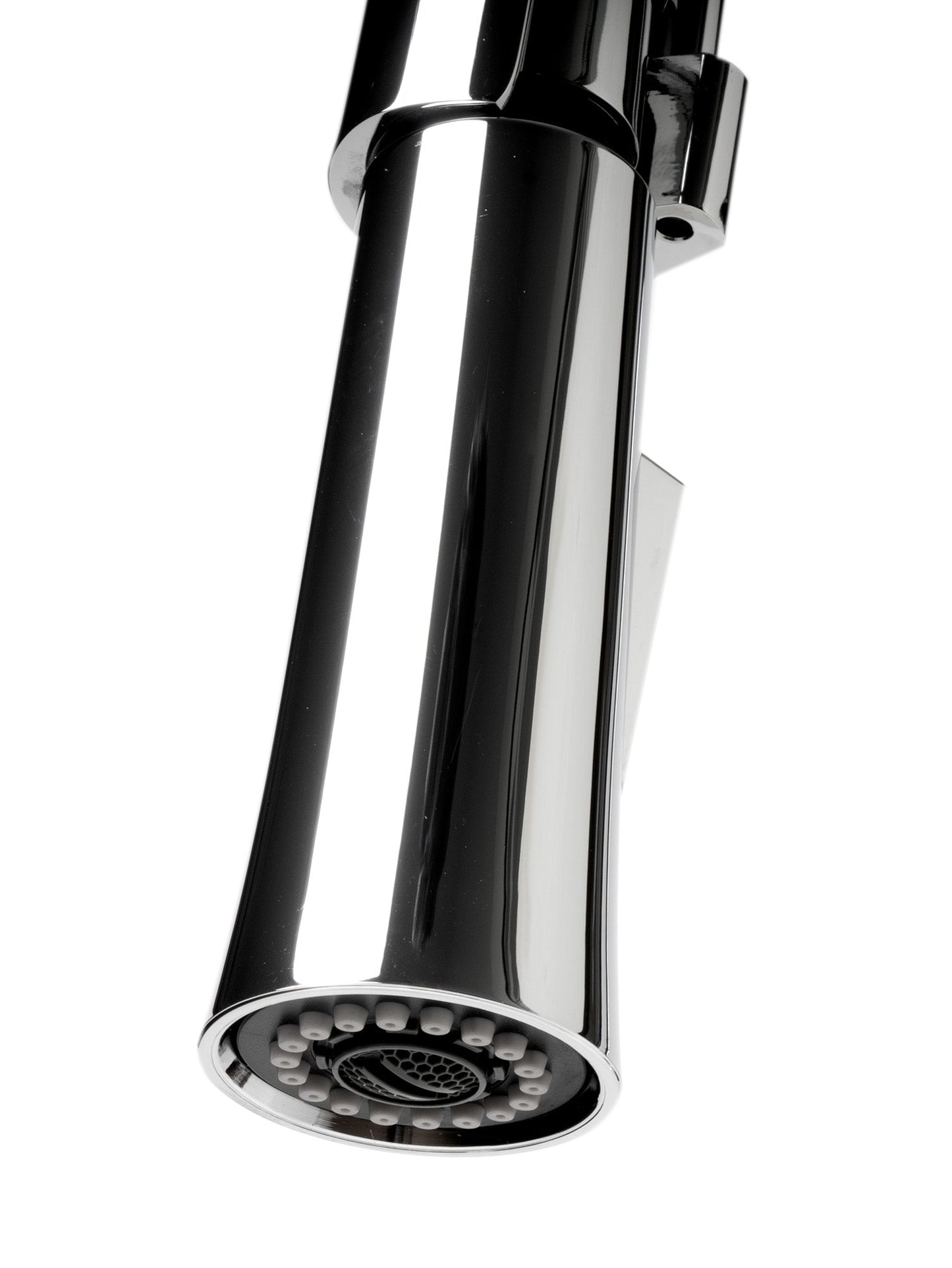 ALFI brand ABKF3023 Square Kitchen Faucet with Black Rubber Stem