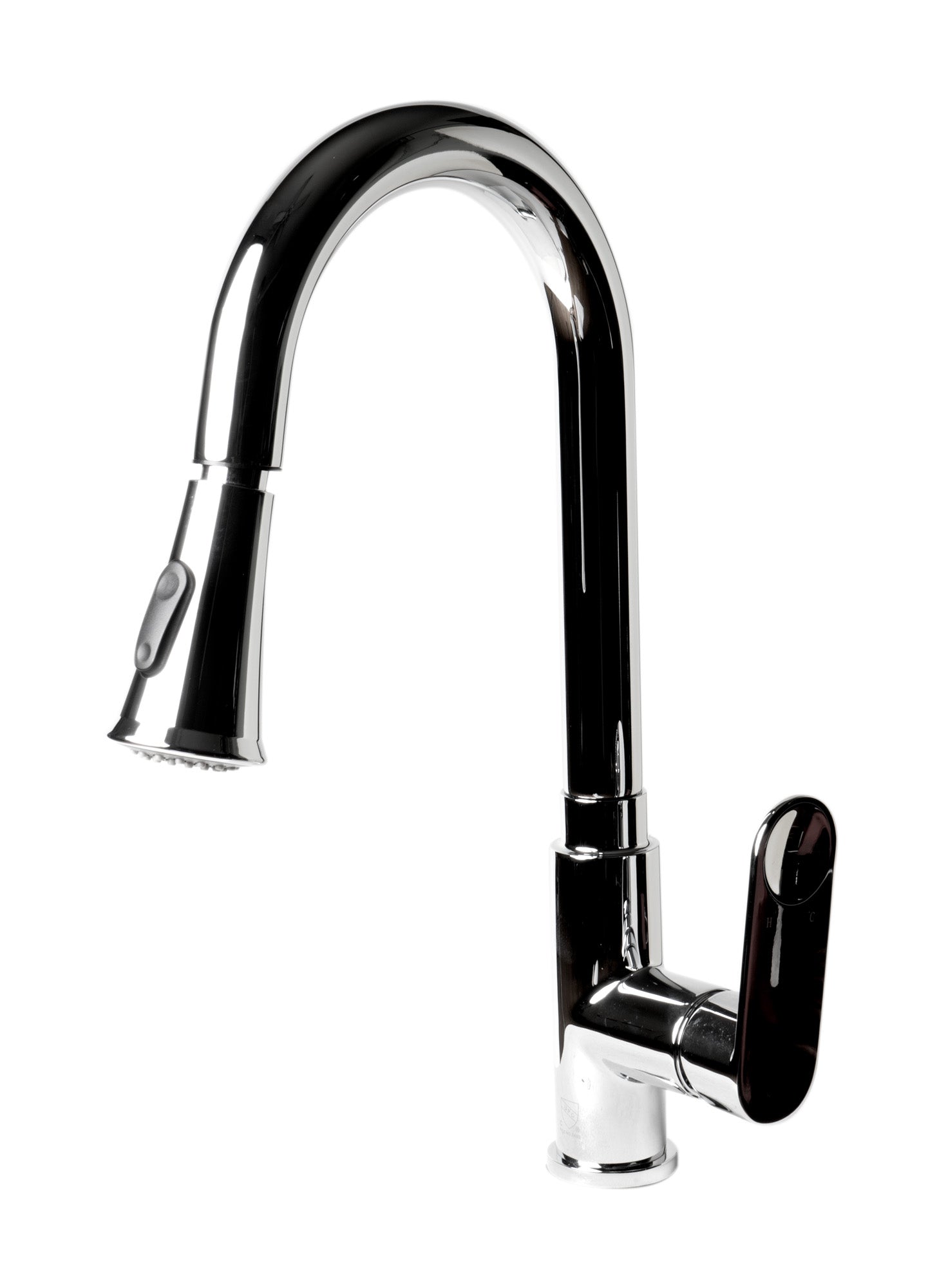 ALFI brand ABKF3480 Gooseneck Pull Down Kitchen Faucet