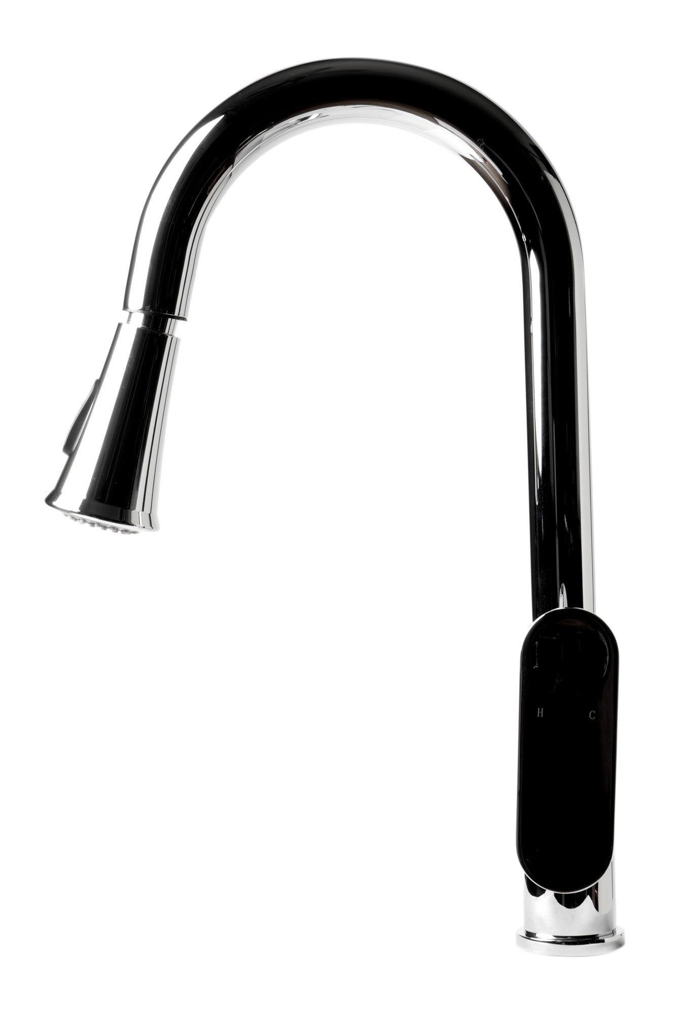 ALFI brand ABKF3480 Gooseneck Pull Down Kitchen Faucet