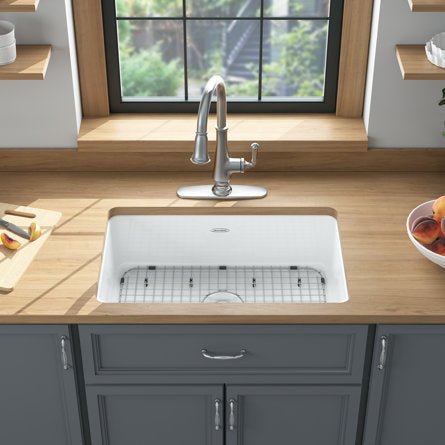 American Standard Delancey® 30 x 19-Inch Cast Iron Undermount Single-Bowl Kitchen Sink - 77SB30190