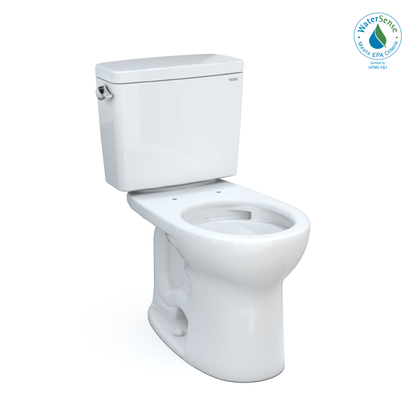 TOTO® Drake® Two-Piece Round 1.28 GPF Universal Height TORNADO FLUSH® Toilet with CEFIONTECT® - CST775CEFG