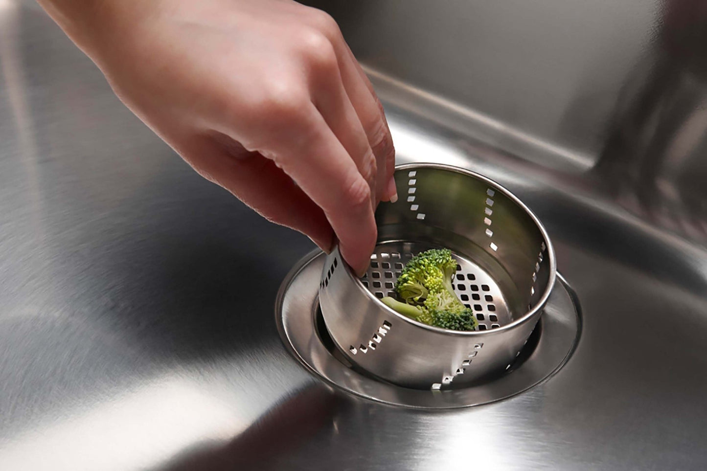 Blanco 3-in-1 Basket Strainer - Stainless Steel