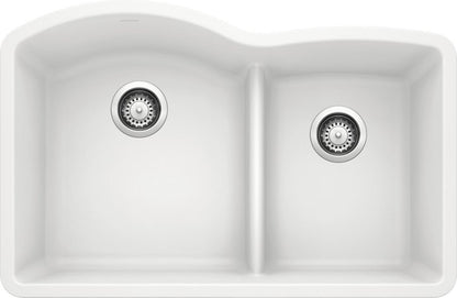 Blanco 32" Diamond 1-3/4 Low Divide Silgranit Kitchen Sink