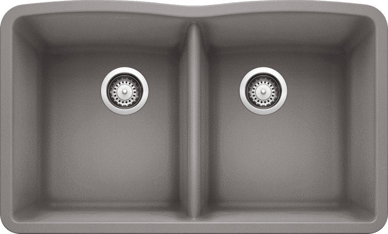 Blanco 32" Diamond Equal Double Bowl Silgranit Kitchen Sink