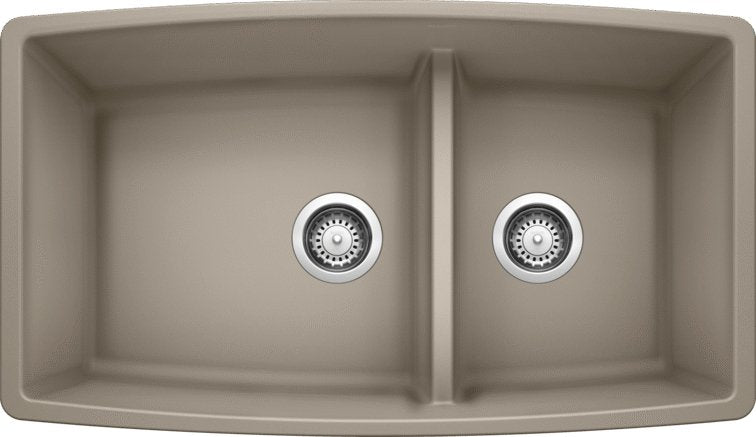 Blanco 33" Performa Medium 1-3/4 Low Divide Silgranit Kitchen Sink