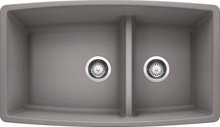 Blanco 33" Performa Medium 1-3/4 Low Divide Silgranit Kitchen Sink