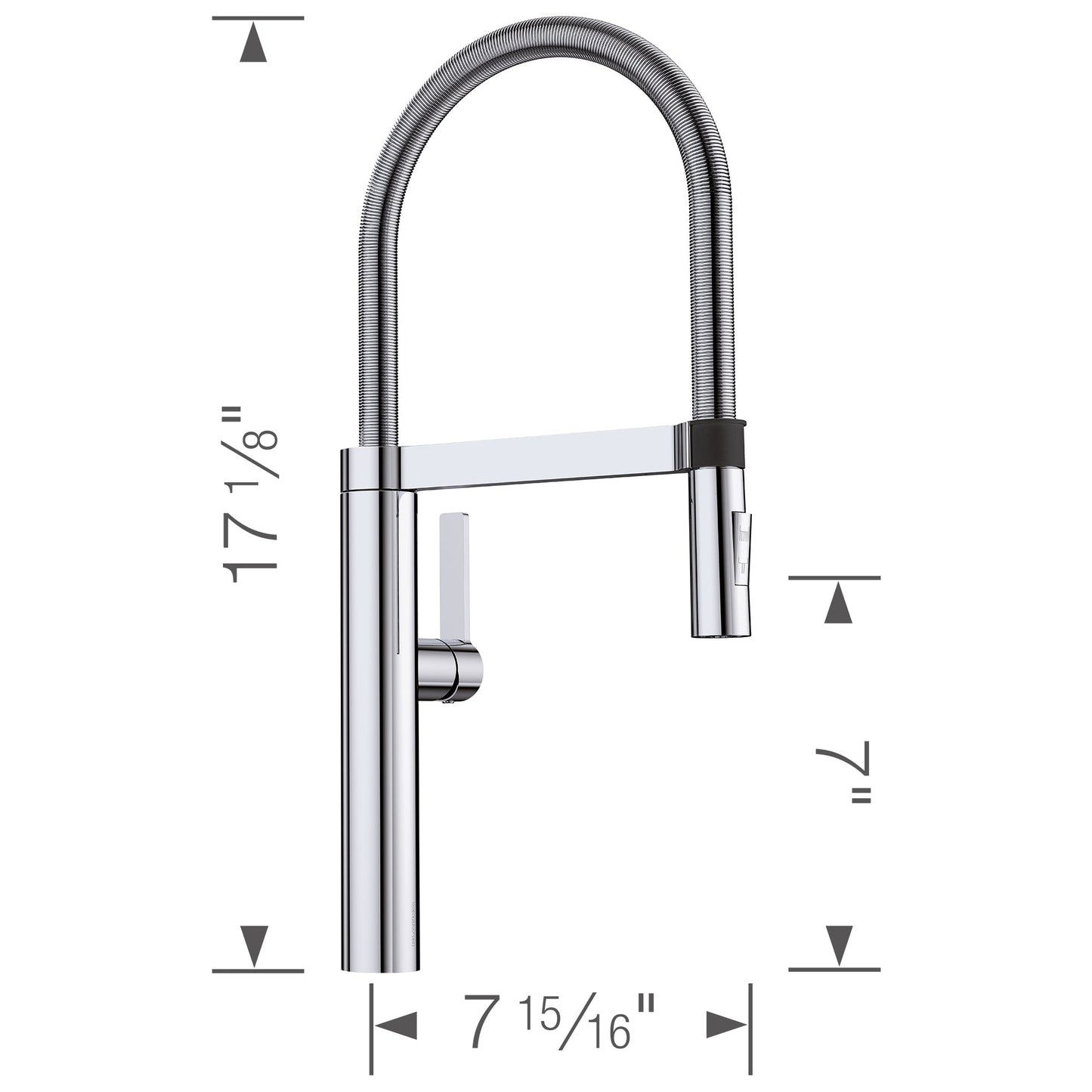 Blanco Blancoculina Semi-Pro Kitchen Faucet 1.8 GPM