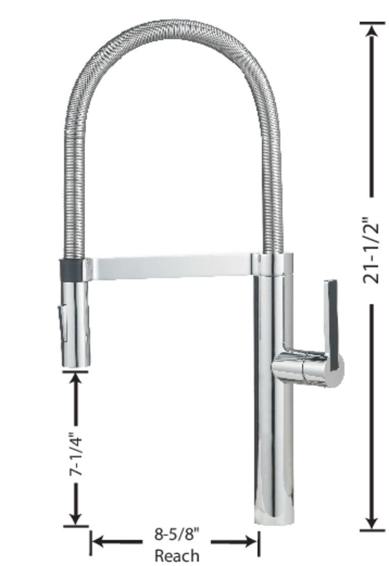 Blanco Blancoculina Semi-Pro Kitchen Faucet 1.8 GPM