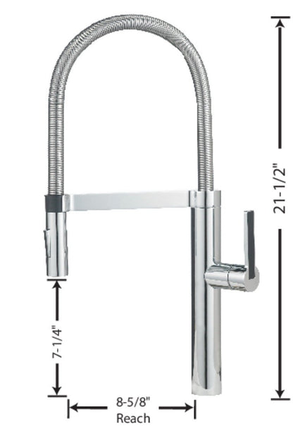 Blanco Blancoculina Semi-Pro Kitchen Faucet 1.8 GPM