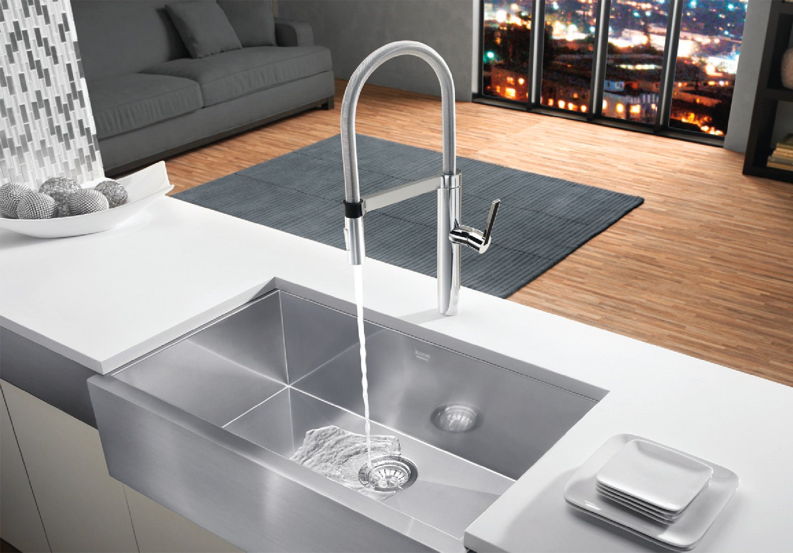 Blanco Blancoculina Semi-Pro Kitchen Faucet 1.8 GPM