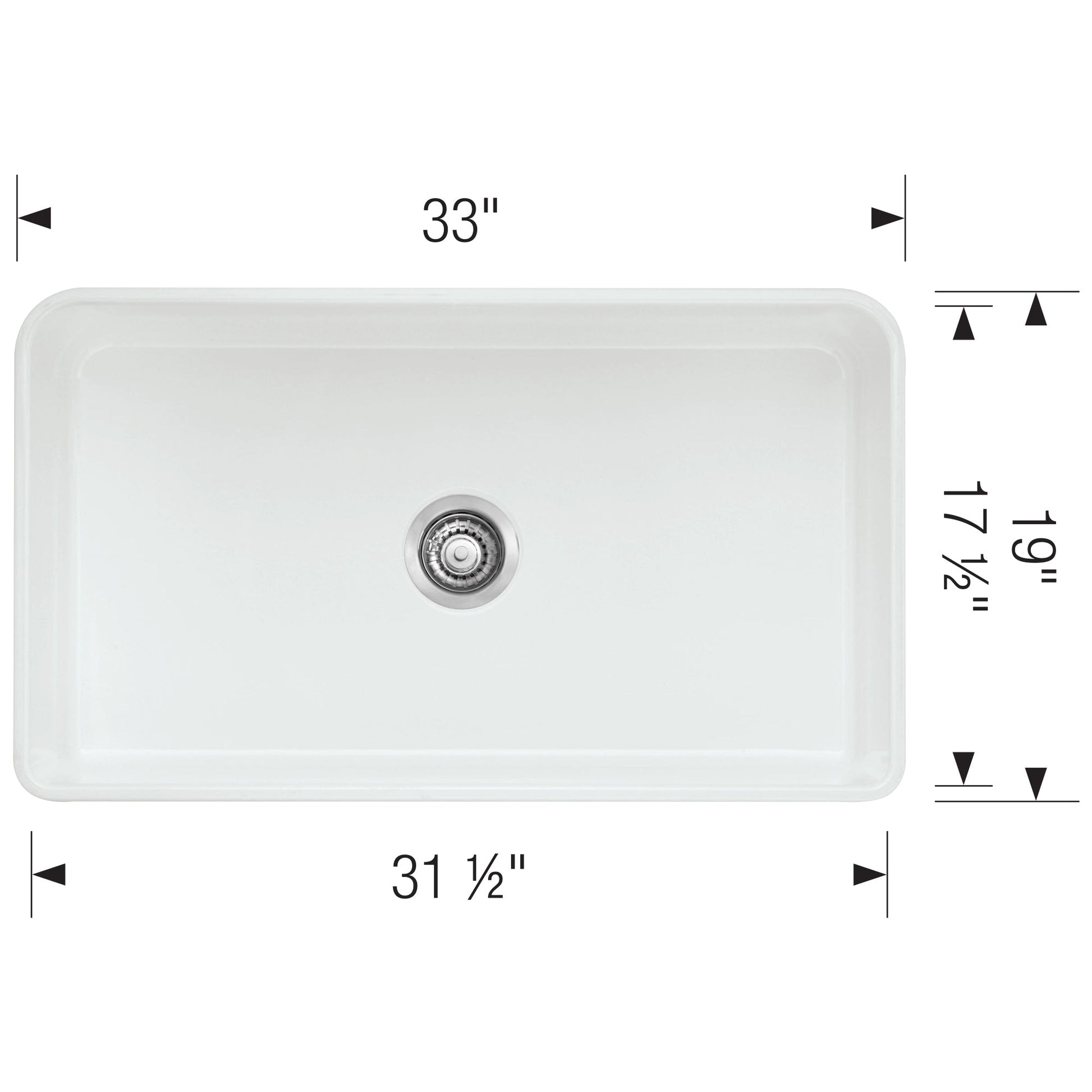 Blanco Cerana 33" Apron Single Bowl Kitchen Sink