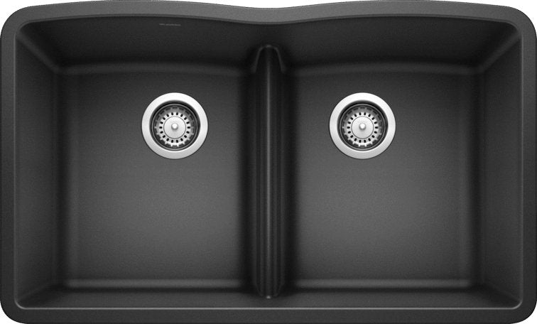 Blanco Diamond 32" Equal Double Low Divide Silgranit Kitchen Sink