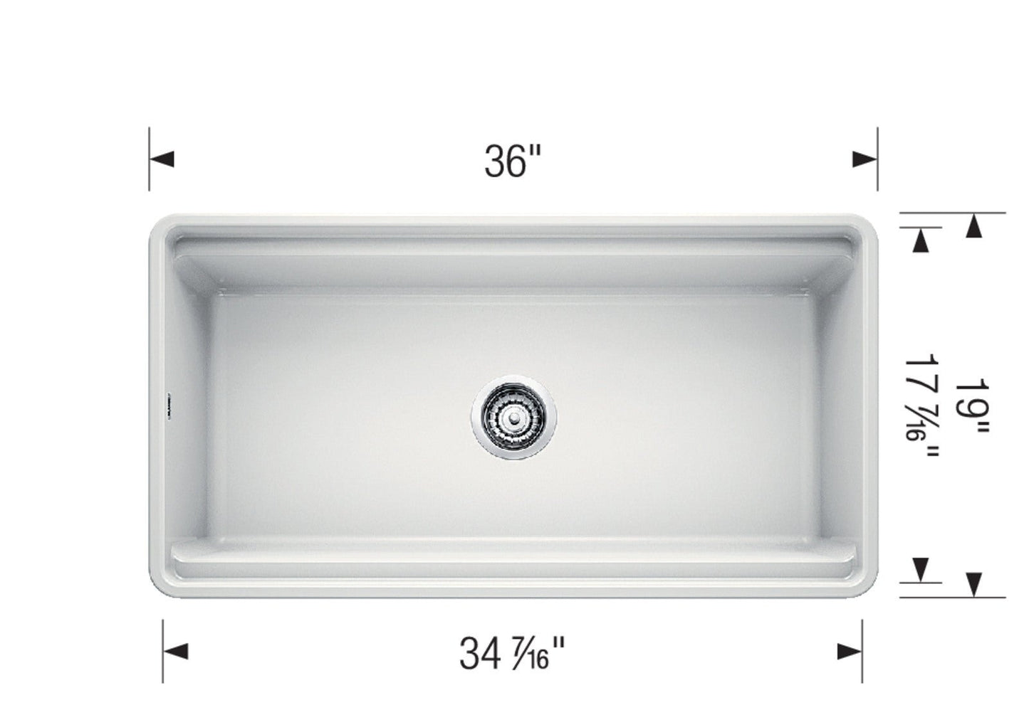 Blanco Profina 36" Apron Single Bowl Kitchen Sink
