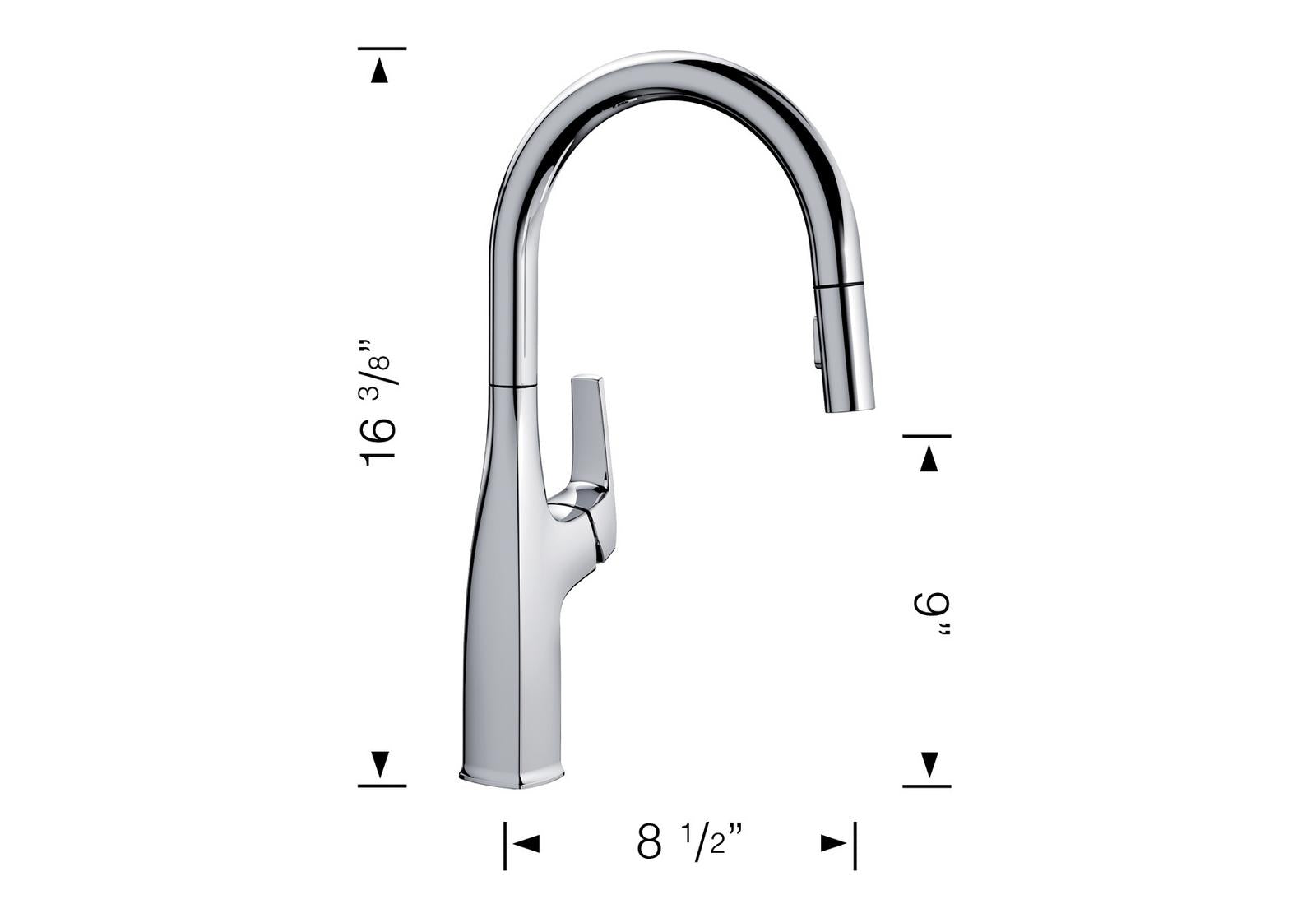 Blanco Rivana Pull Down Kitchen Faucet 1.5 GPM