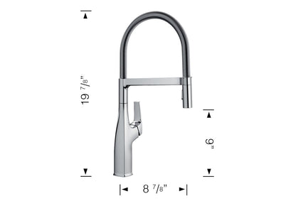 Blanco Rivana Semi-Pro 1.5 GPM Kitchen Faucet