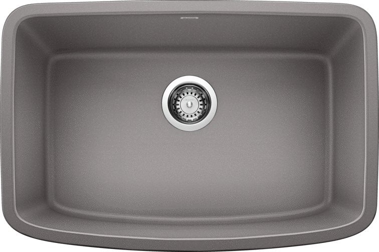 Blanco Valea 27" Single Bowl Silgranit Kitchen Sink