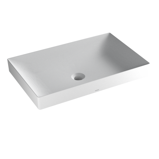 TOTO® Kiwami® Rectangular 23" Vessel Bathroom Sink with CEFIONTECT®, CLEAN MATTE - LT476MT#CMW