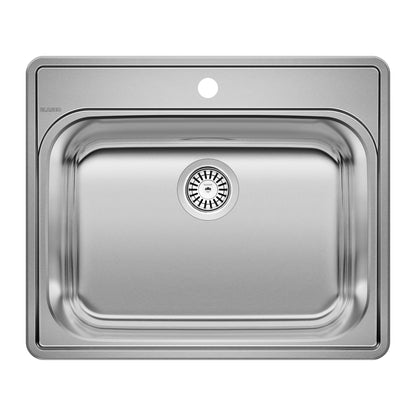 Essential 25" Single Bowl Drop-In Stainless Steel Laundry Sink - 1 Hole - 441078