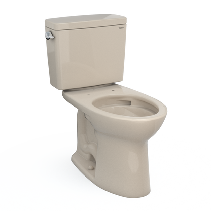 TOTO® Drake®  Two-Piece Elongated 1.6 GPF Universal Height TORNADO FLUSH® Toilet with CEFIONTECT® - CST776CSFG