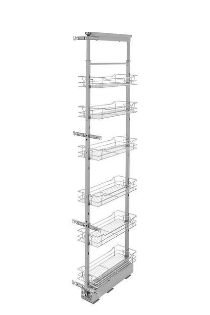 Rev-A-Shelf - Adjustable Pantry System for Tall Pantry Cabinets 73.63"H - 5773-04-CR-1