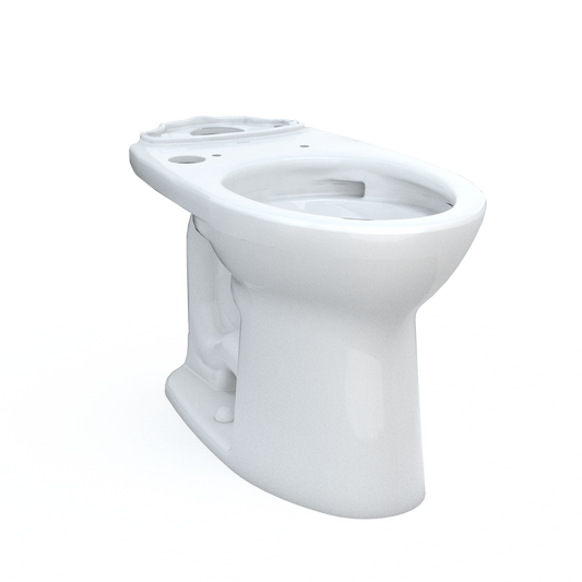 TOTO® Drake® Elongated Universal Height TORNADO FLUSH® Toilet Bowl with 10 Inch Rough-In and CEFIONTECT®, WASHLET®+ Ready, Cotton White - C776CEFGT40.10#01
