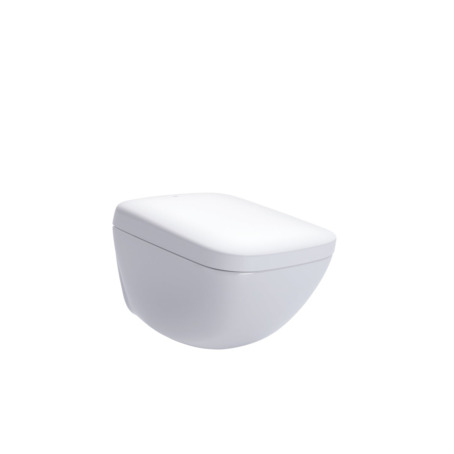 TOTO® NEOREST® WX1™ Dual Flush 1.2 or 0.8 GPF Wall-Hung Toilet with Integrated Bidet Seat and eWater+®, Cotton White - CWT9538CEMFG#01