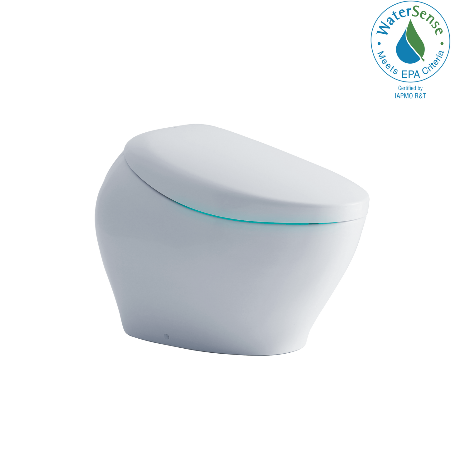 TOTO® NEOREST® NX2 Dual Flush 1.0 or 0.8 GPF Toilet with Integrated Bidet Seat and EWATER+® and ACTILIGHT®, Cotton White - MS903CUMFX#01