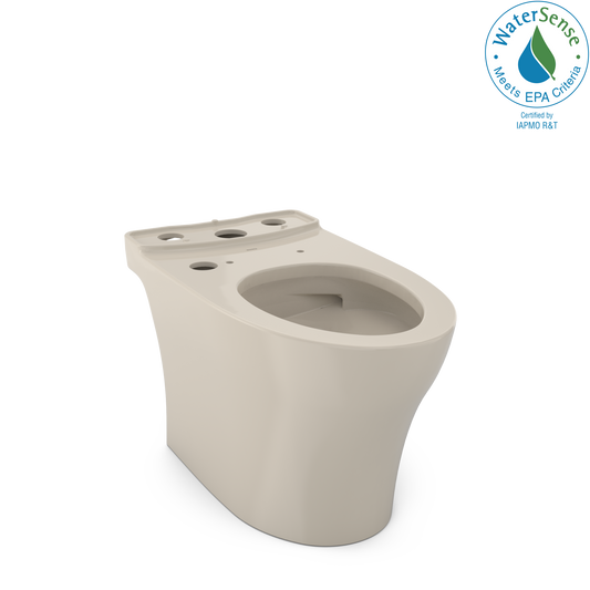 TOTO® Aquia® IV Elongated Universal Height Skirted Toilet Bowl with CEFIONTECT®, WASHLET®+ Ready - CT446CEFGNT40