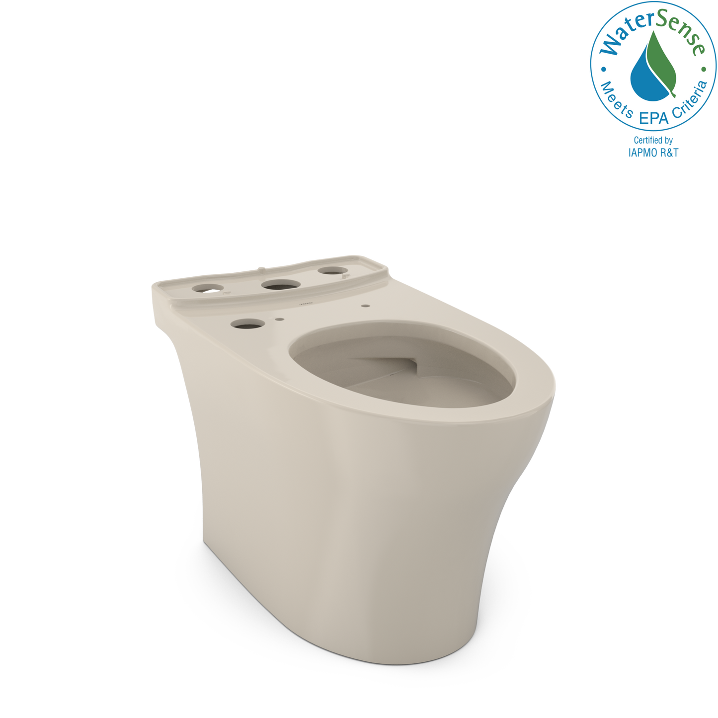 TOTO® Aquia® IV Elongated Universal Height Skirted Toilet Bowl with CEFIONTECT®, WASHLET®+ Ready - CT446CEFGNT40