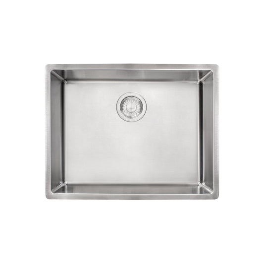 Franke Cube 23-in. x 18-in. 18 Gauge Stainless Steel Undermount Single Bowl Kitchen Sink - CUX11021