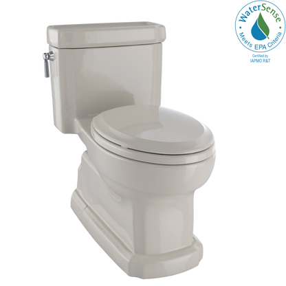 TOTO® Eco Guinevere® Elongated 1.28 GPF Universal Height Skirted Toilet with CEFIONTECT® and SoftClose Seat - MS974224CEFG