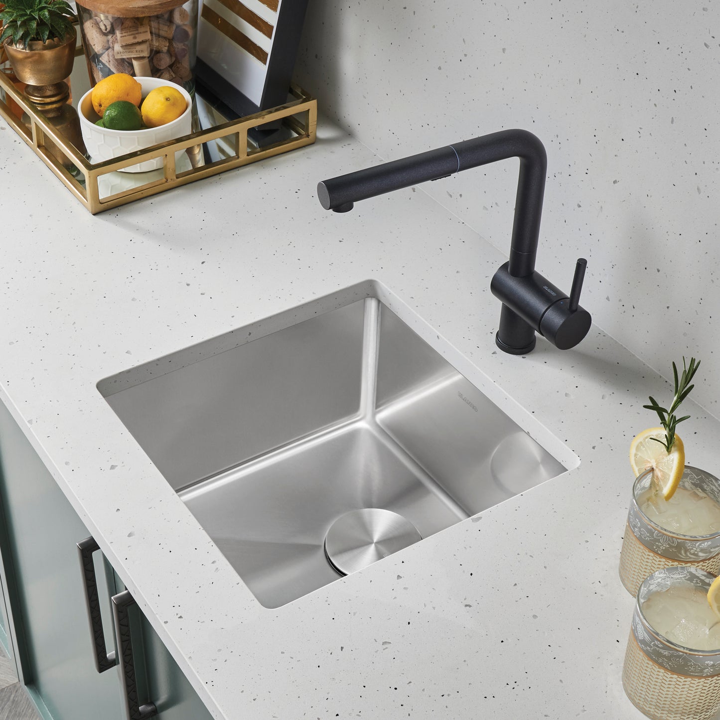 Cuvee R15 17" Undermount Stainless Steel Bar Sink - 524755