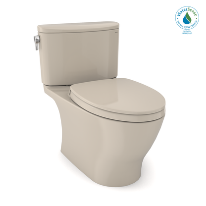 TOTO® Nexus® One-Piece Elongated 1.28 GPF Universal Height Toilet with CEFIONTECT® and SS124 SoftClose Seat, WASHLET®+ Ready - MS642124CEFG