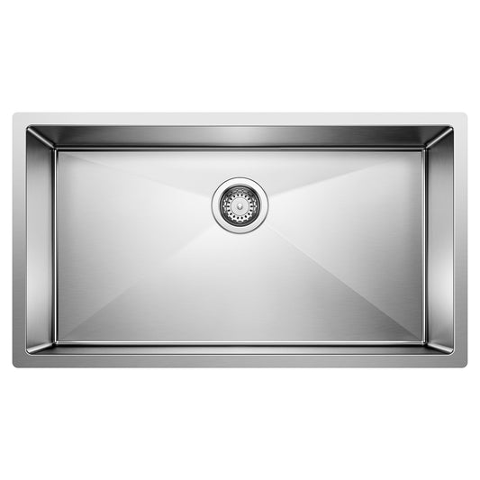 Precision R10 32" Super Single Bowl Undermount Stainless Steel Kitchen Sink - 515823